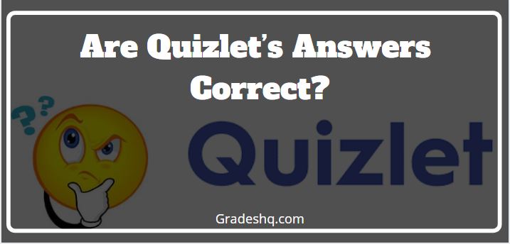 correct quizlet questions