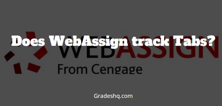 web assign track tabs