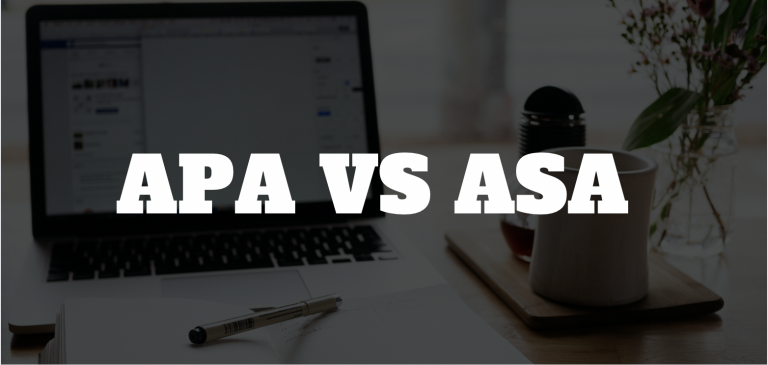 Is ASA the Same as APA: Similarities and Differences