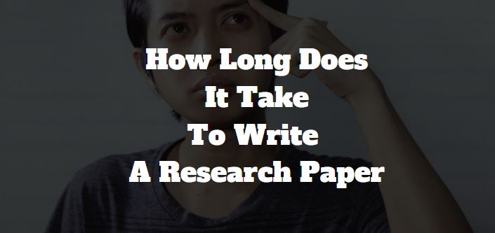 time taken to write research paper