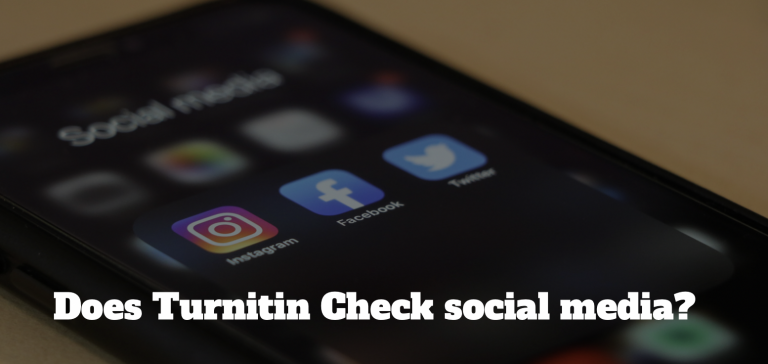 Does Turnitin Check social media?