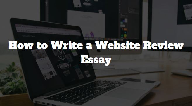 how to write a website review essay